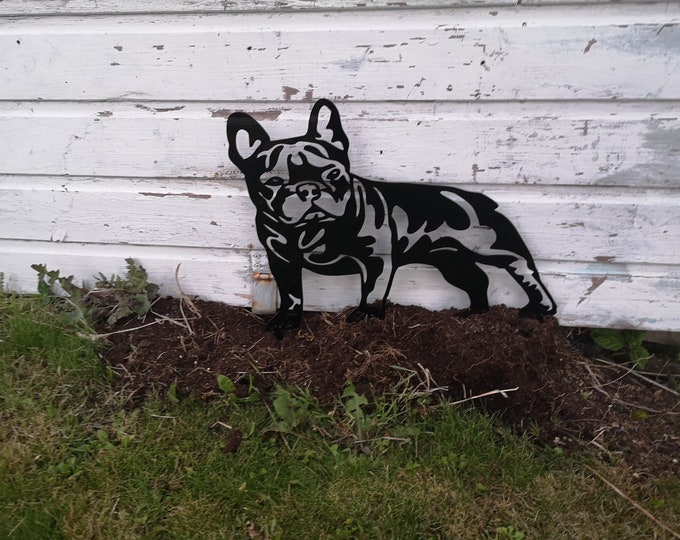 Garden Decorative French bulldog