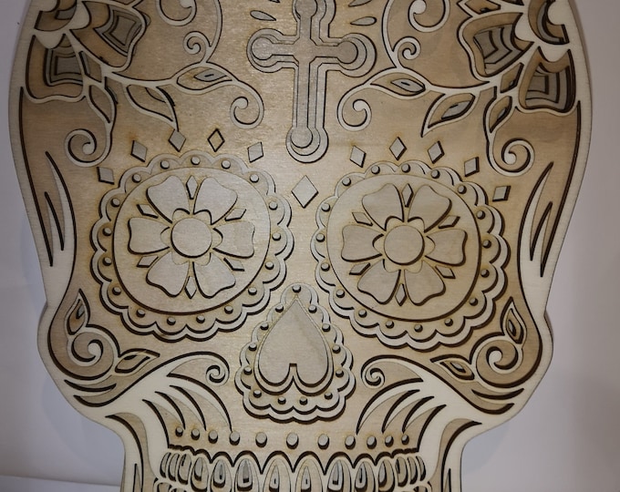 Skull large 6 layers