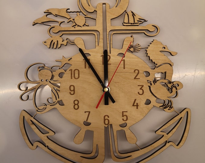 Anchor Sea Life Clock