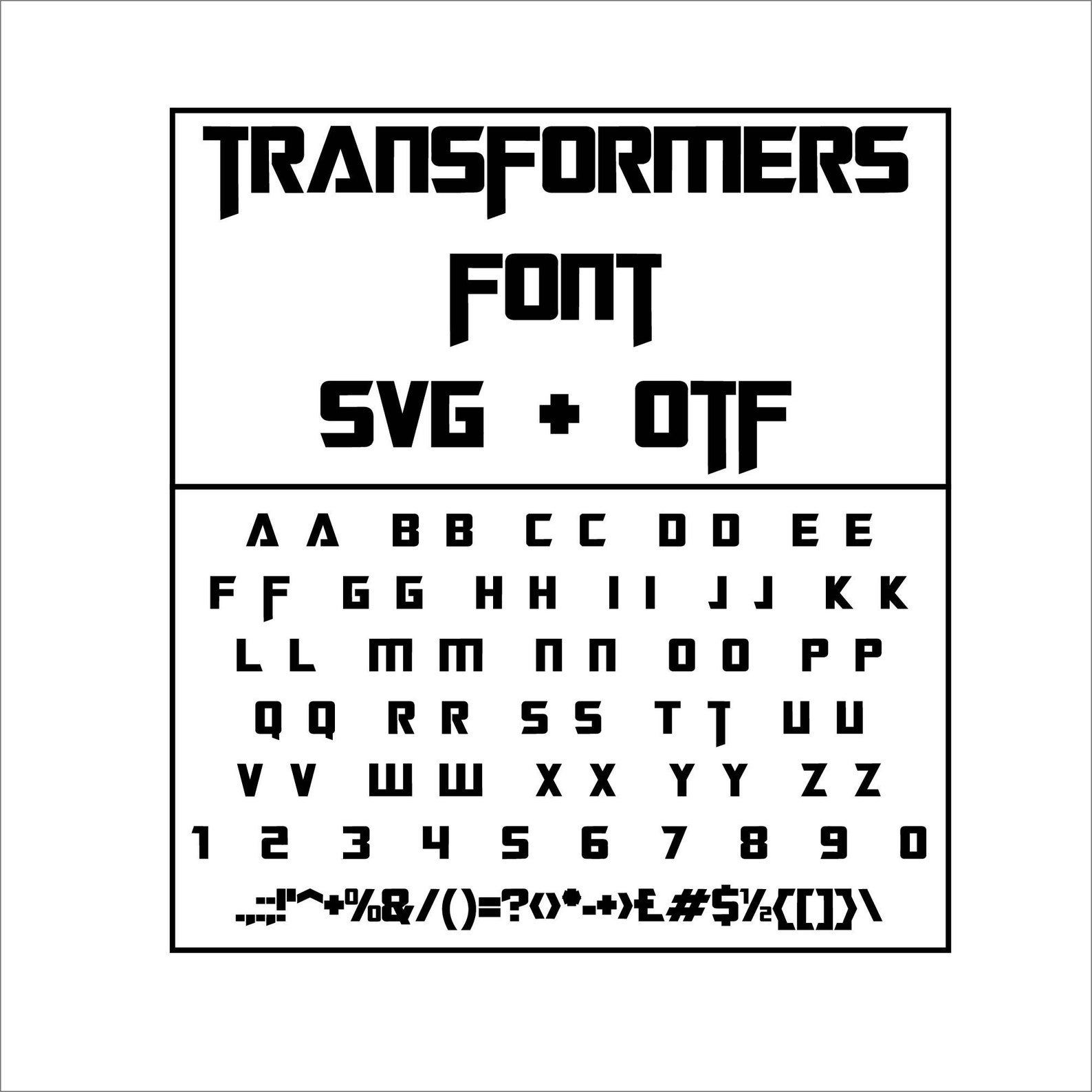 Alphabet transformers Outlet