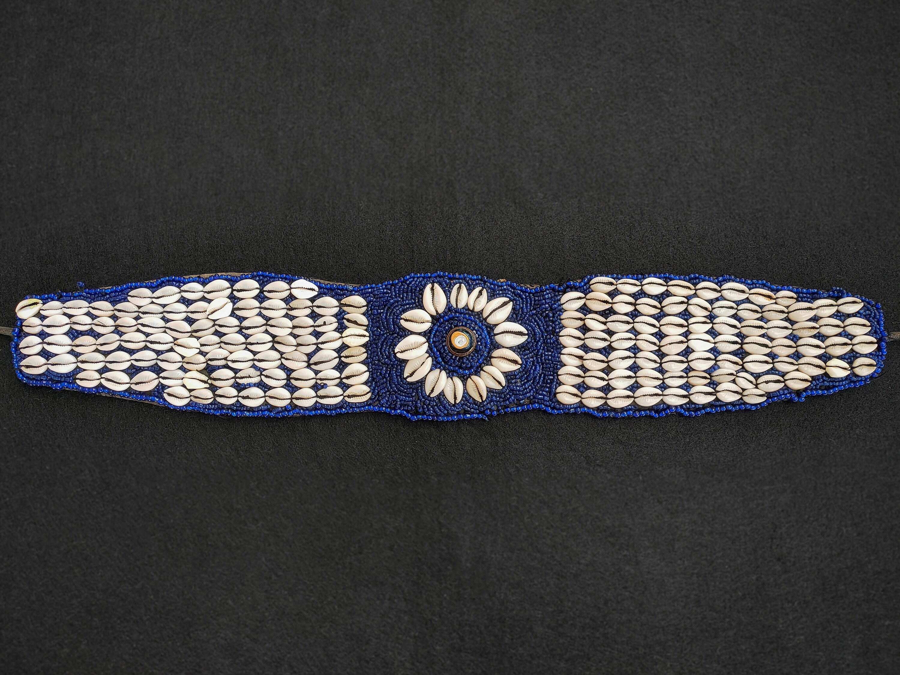 Antique Beaded Seashell Belt: Vintage Beadwork - Etsy