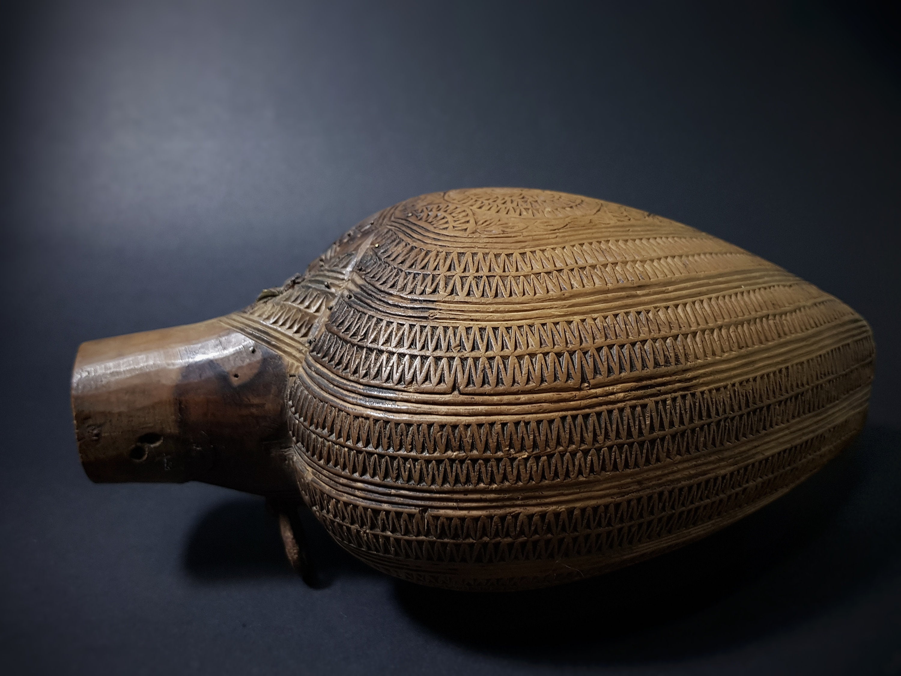 Antique Gunpowder Flask Wooden Ottoman Gunpowder Flask Etsy