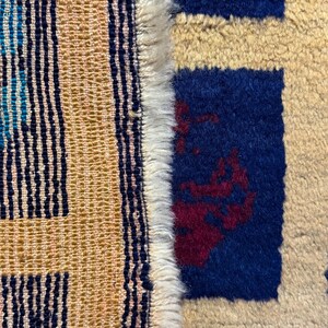 Antique Tülü Rug: Collectible Turkish Wool Rug, Geometric Design image 18