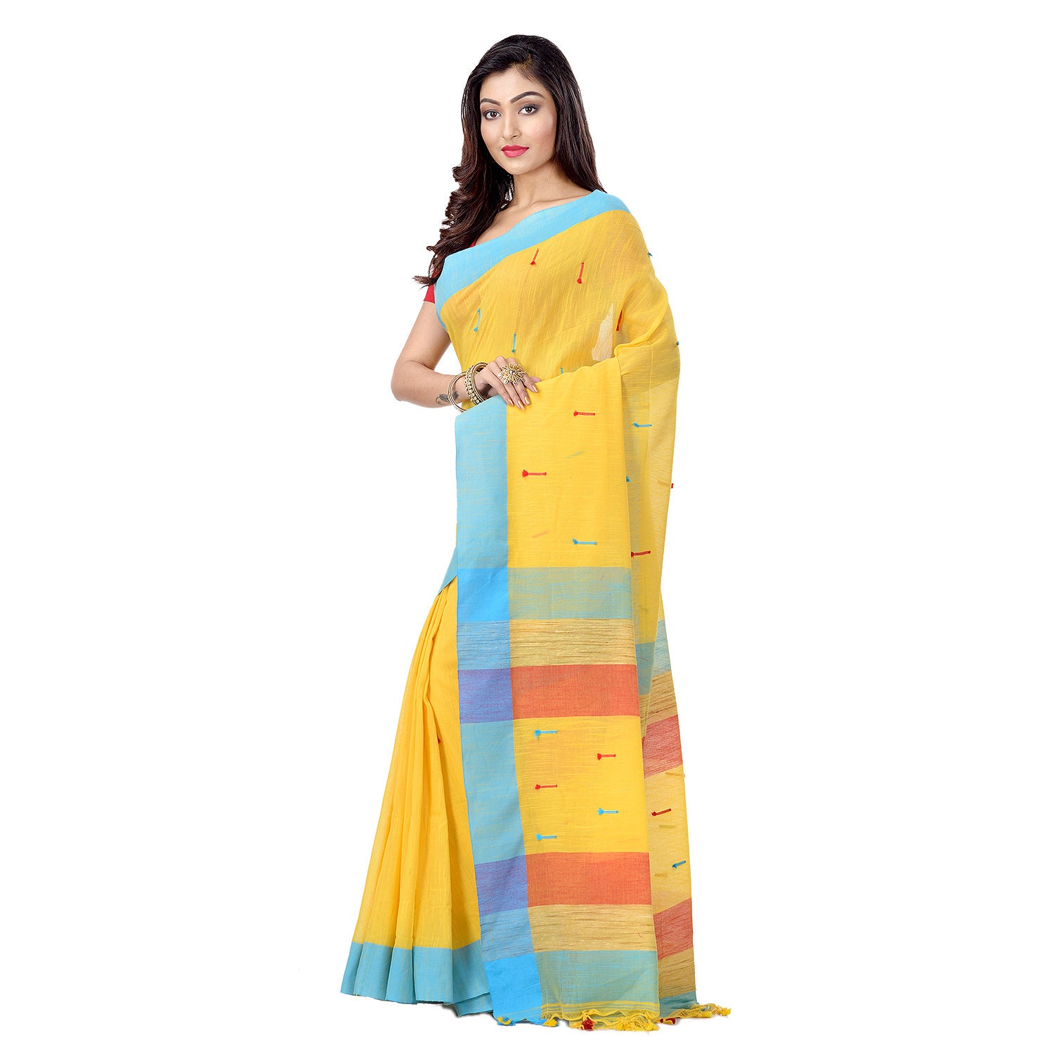 Women's Casual Pure Cotton Traditional Bengali Handloom Etsy Canada