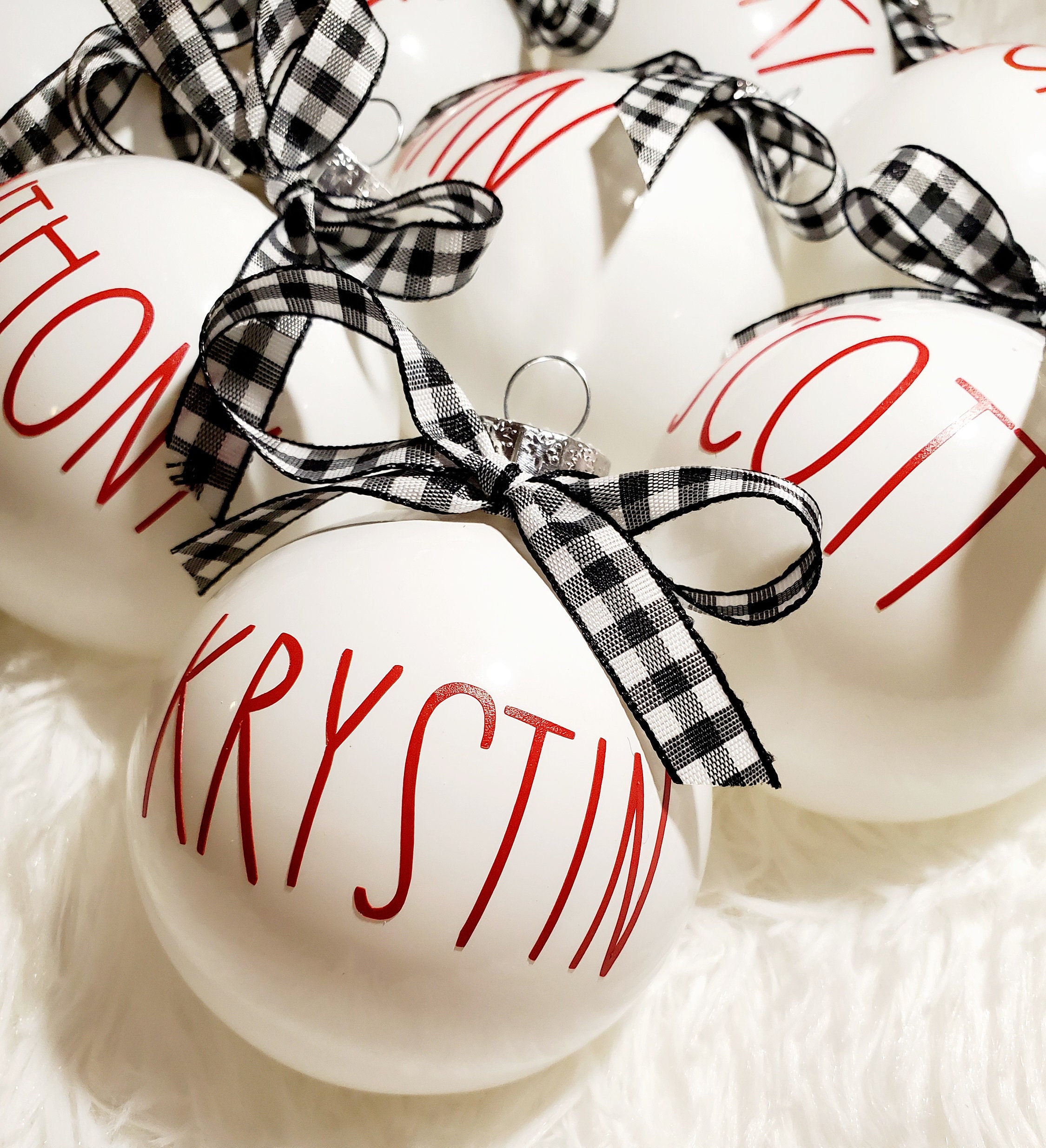 Personalized Farmhouse Ornament Etsy