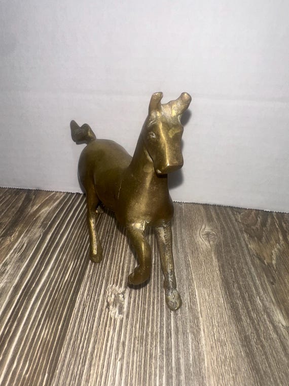 ヴィンテージ真鍮製馬の置物 - Etsy 日本