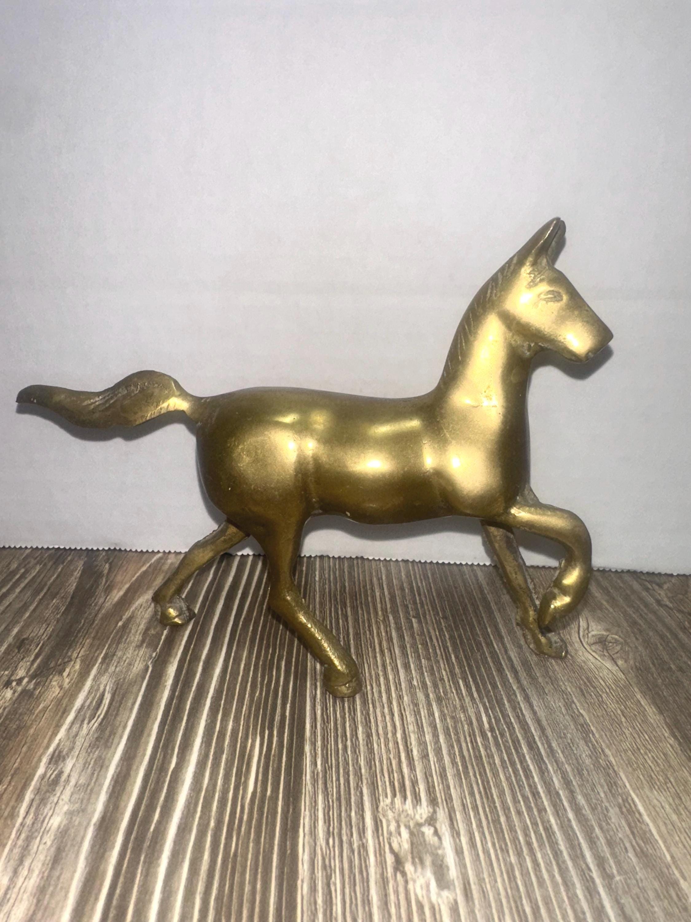 真鍮製 馬の置物 ヴィンテージ真鍮製馬の置物 - Etsy 日本