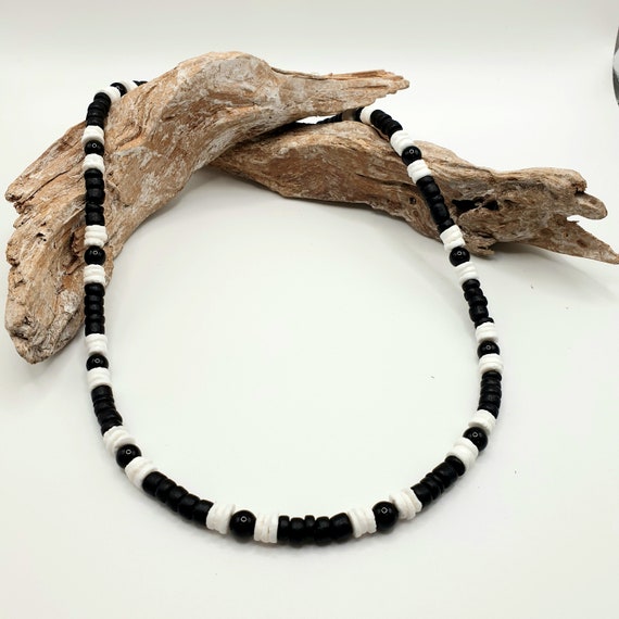 Collier Surfeur Homme Blanc Bois | Comme Des Aimants – Baba Surf