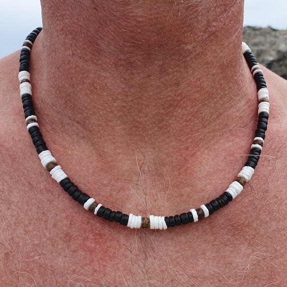 Buy Puka Shell Necklace, 2 Pcs Boho Cowrie Shell Choker White Clam Chip Surfer  Necklaces, Beach Puka Seashell Necklaces with Extended Chain Adjustabale  Weave Jewelry for Women Men Girls Boys Online at