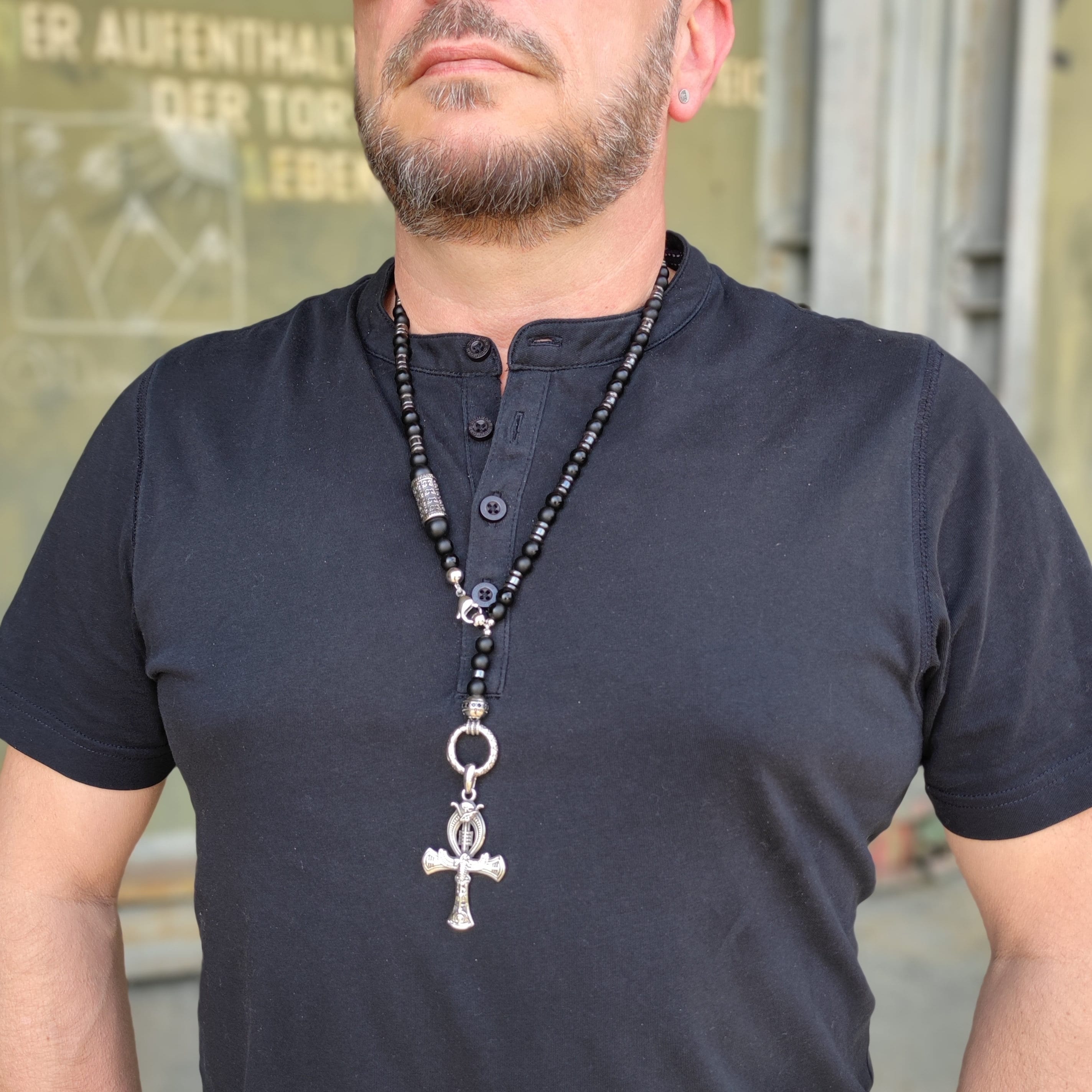 Harley davidson cross necklace deals