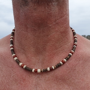 Men's High Quality Surfer Jewelry - Necklaces, Men's Surfer Style Handmade Jewelry, Summer Jewelry, 2 Varieties