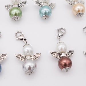 Lucky angel, guardian angel, gift, Easter, Christmas, birthday, multicolored, lucky charm, charm, beads, angel zdjęcie 5