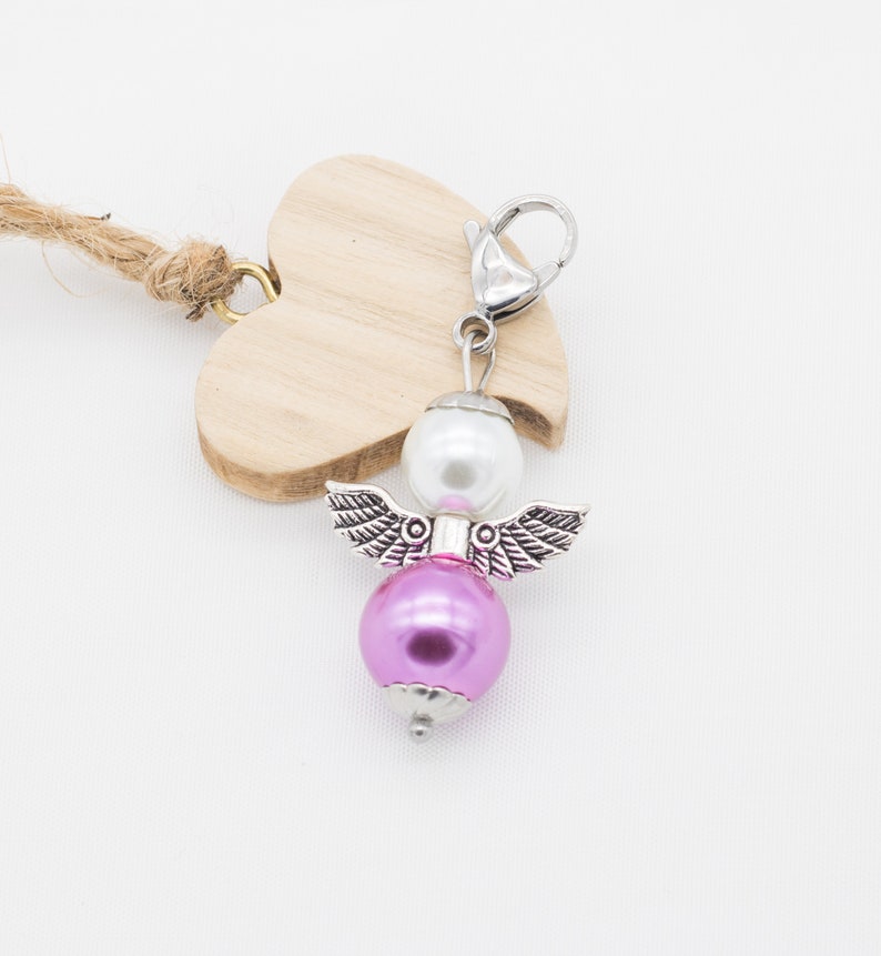 Lucky angel, guardian angel, gift, Easter, Christmas, birthday, multicolored, lucky charm, charm, beads, angel zdjęcie 7