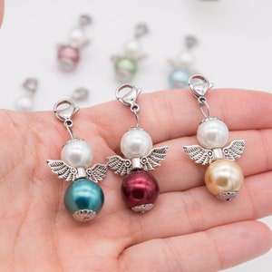 Lucky angel, guardian angel, gift, Easter, Christmas, birthday, multicolored, lucky charm, charm, beads, angel zdjęcie 6