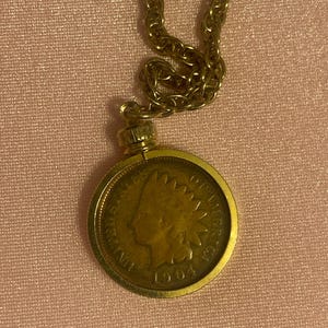 1904 Indian head penny necklace