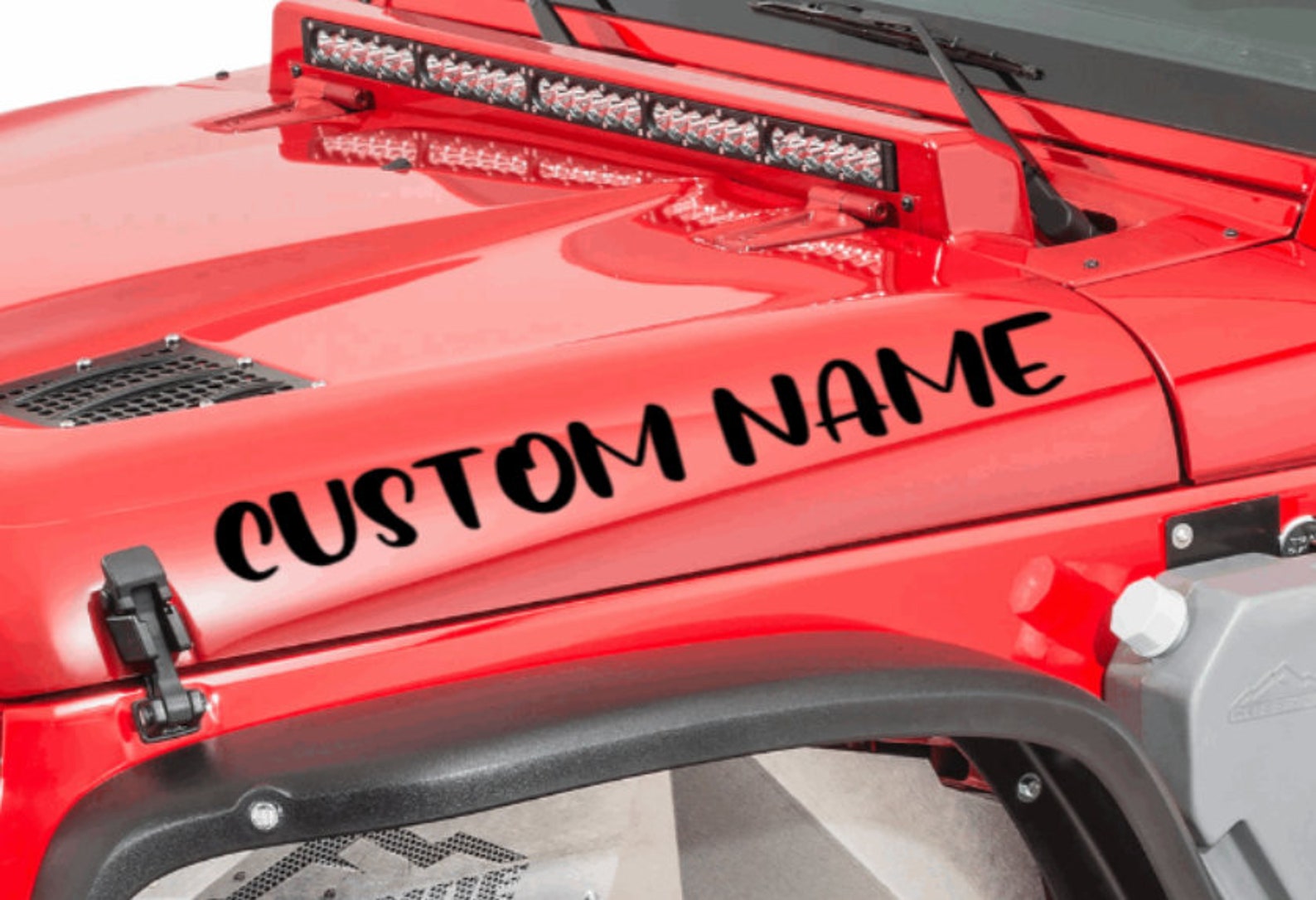 Custom Hood Decals Set of 2 Perfect for the Hood of your | Etsy