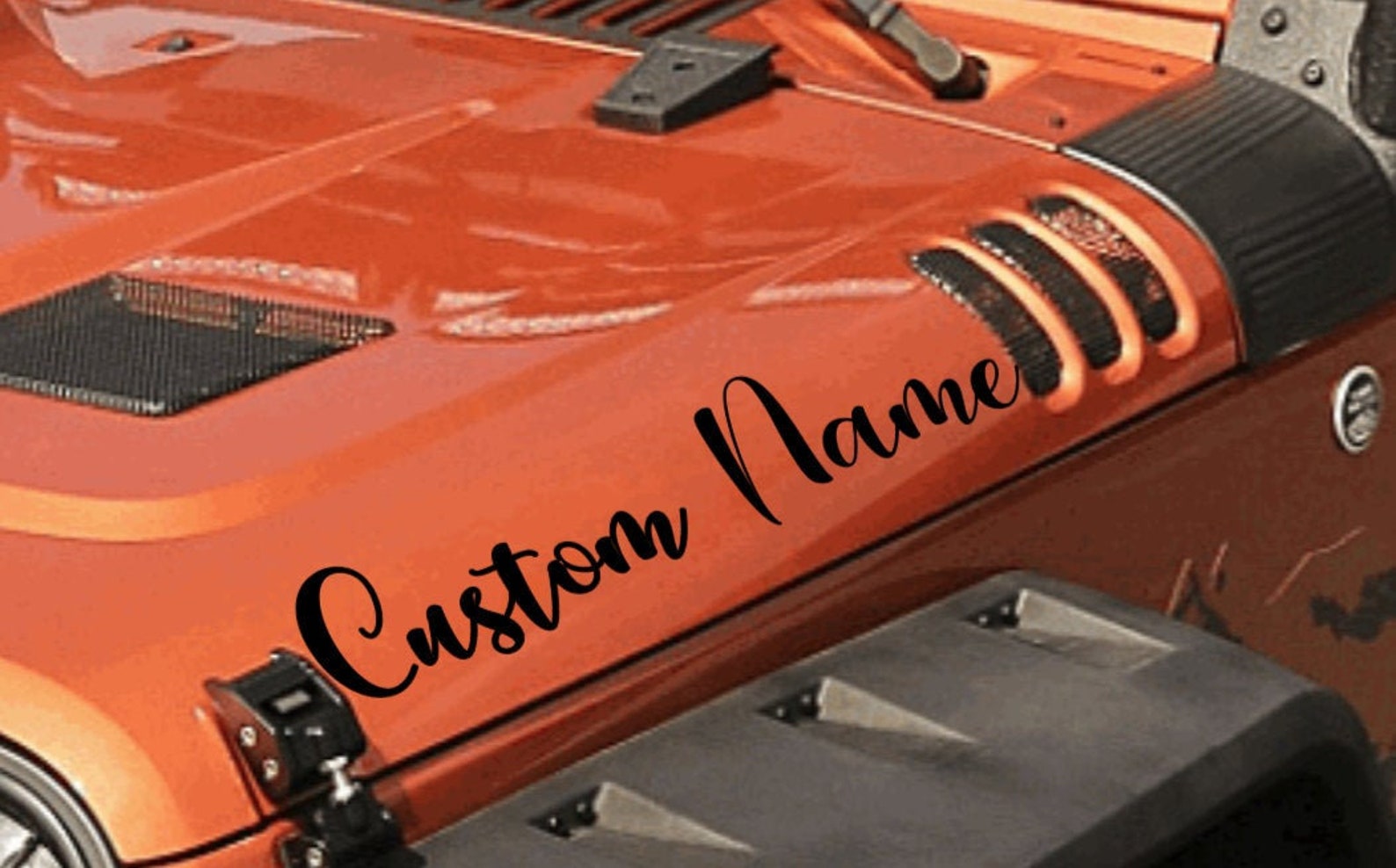 Custom Hood Decals Set of 2 Perfect for the Hood of your | Etsy