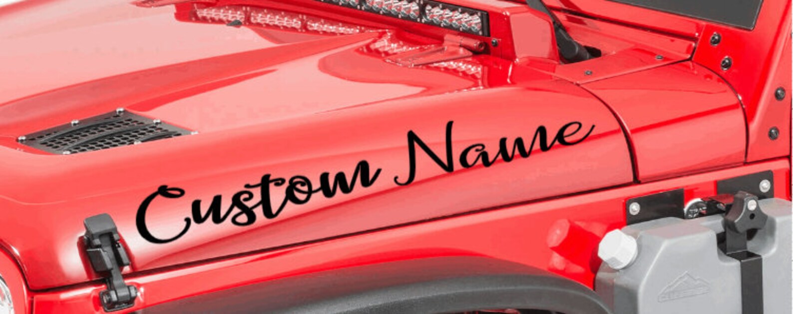 Custom Hood Decals Set of 2 Perfect for the Hood of your | Etsy