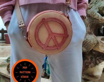 Women Bag Pattern, Shoulder Bag Pattern, Leater Bag Template, Leather DIY, Leather pattern, Lether Template, PDF, Small Bag Pattern