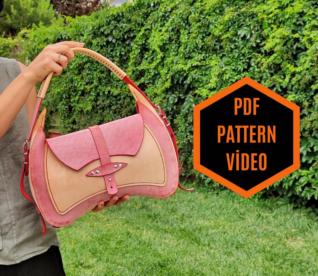 Etsy leather bag pattern shop