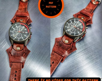 Watch Strap Pattern, 20&22 mm Watch Band Template, Bracelet Watch Band,  Template, Pattern, Template Digital,  Leather Bracelet, Bracelet