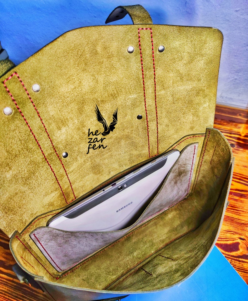 Briefcase Pattern , Leather Briefcase Template , 14.5