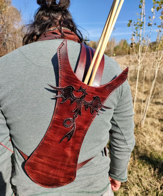 Back Quiver Pattern, Quiver Pattern, Hunter Quiver, Leather Pattern ,quiver  Template, Arrow Bag Pattern, Template, PDF, Arrow Bag, Archery - Etsy  Denmark