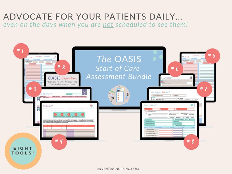 OASIS Start of Care Assessment™ Bundle for the Home Health Etsy