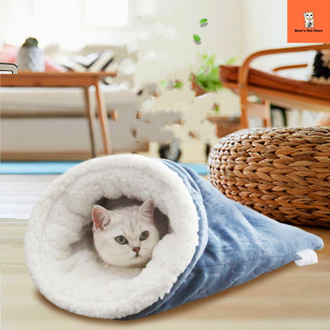 Cat Sleeping Bag Cat Blanket Self Warming Cat Bedcat Futon Etsy