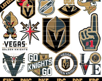 Golden Knights Svg Etsy
