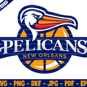 New Orleans Pelicans logos Svg NBA logo Basketball Sport | Etsy