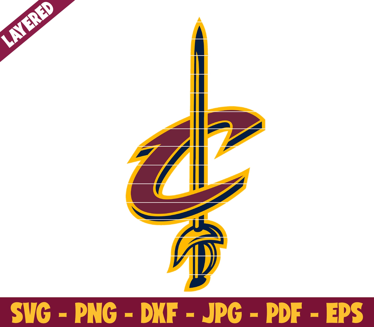 Cleveland Cavaliers Logo SVG Sport Team Logos NBA Team Logo | Etsy