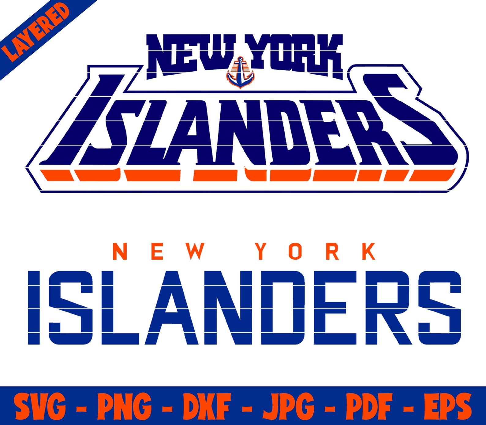 New York Islanders Svg Logo NHL svg Hockey svg Islanders Etsy