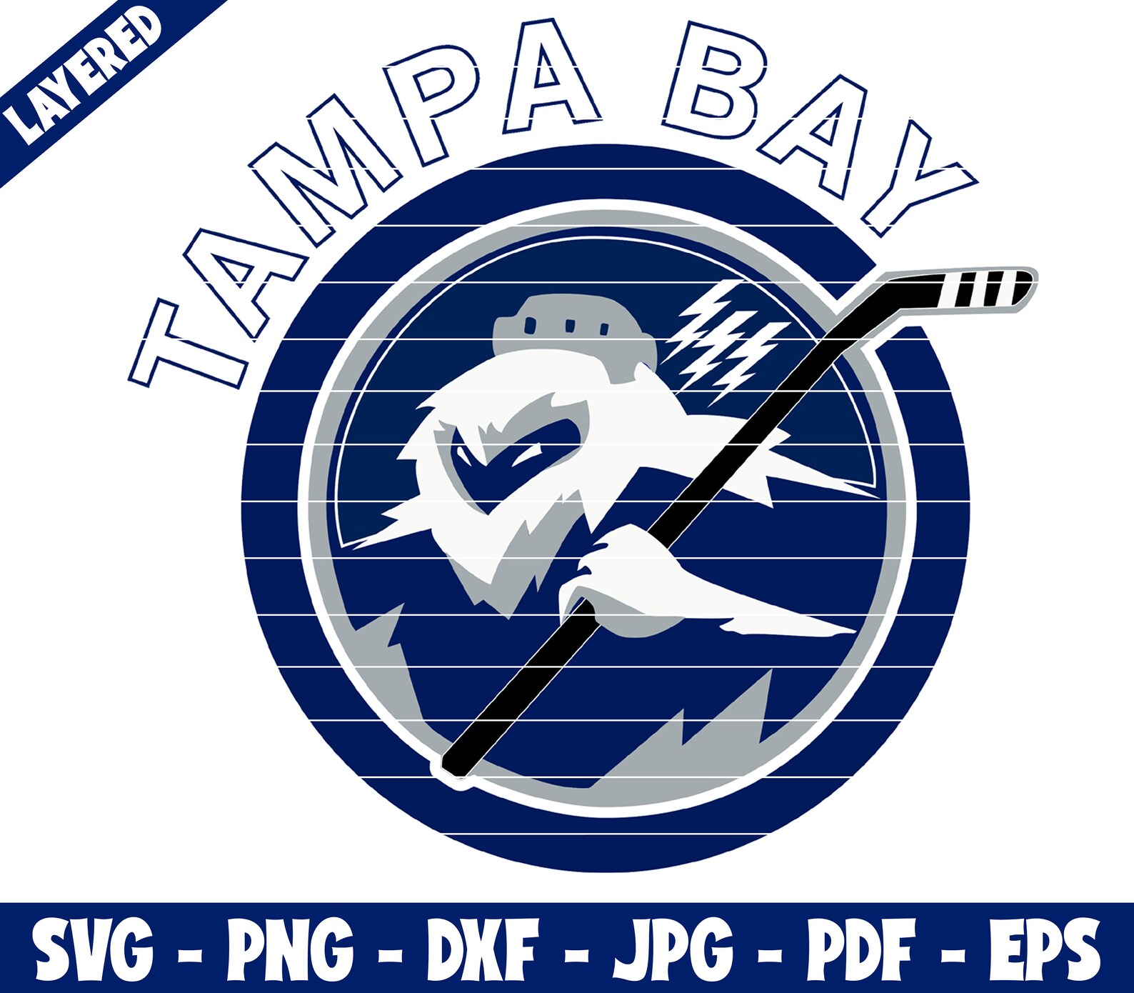 Tampa Bay Lightning SVG Bundle Svg Cut File für Cricut Etsy