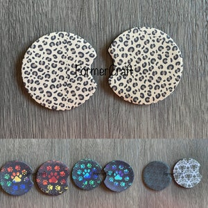 Custom Automotive Car Coasters - Drink Cup Absorber