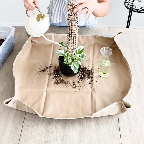 Indoor Planters Home Décor Home & Living Plant Potting Tarp Handmade