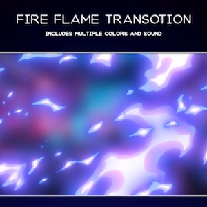 Fire Flame Transition | Stream Stinger |Cute Stream Stinger | Stream Transition | Blue Stinger | Pink Stinger