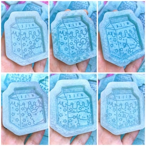 Silicon Mold Kawaii Characther Milk - Cute Silicon mold Keychains - silicone mold - resin mold - clay mold