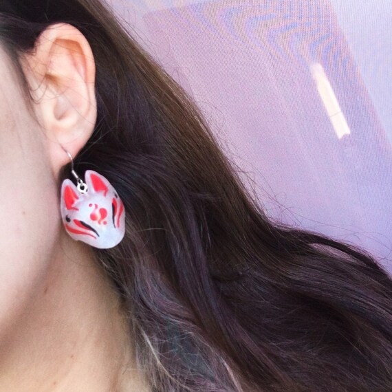 アクセサリー Maison Kitsune FOX HEAD EARRINGS Maison Kitsune FOX HEAD EARRINGS｜アクセサリー