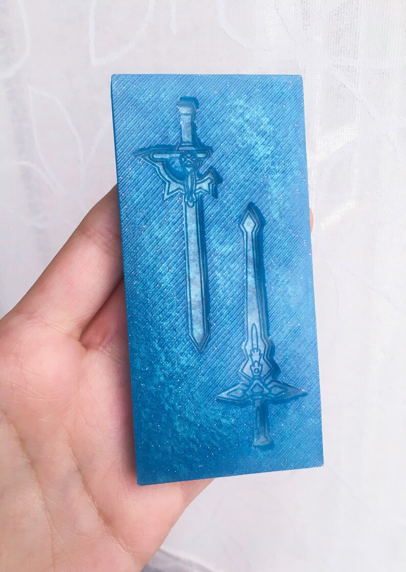 SAO Yui Mold Swords and Yui SAO Mold Anime Resin Mold silicone Sword