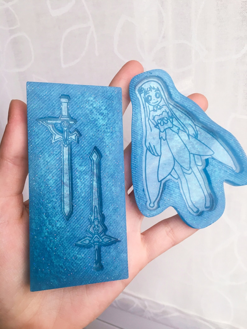 SAO Yui Mold Swords and Yui SAO Mold Anime Resin Mold silicone Sword