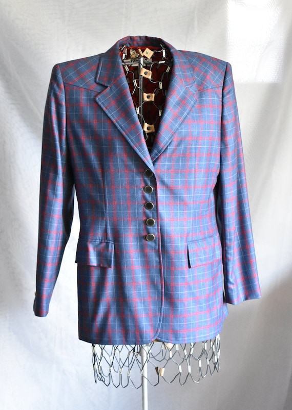 Escada Blazer // Classically Beautiful Blue and Re