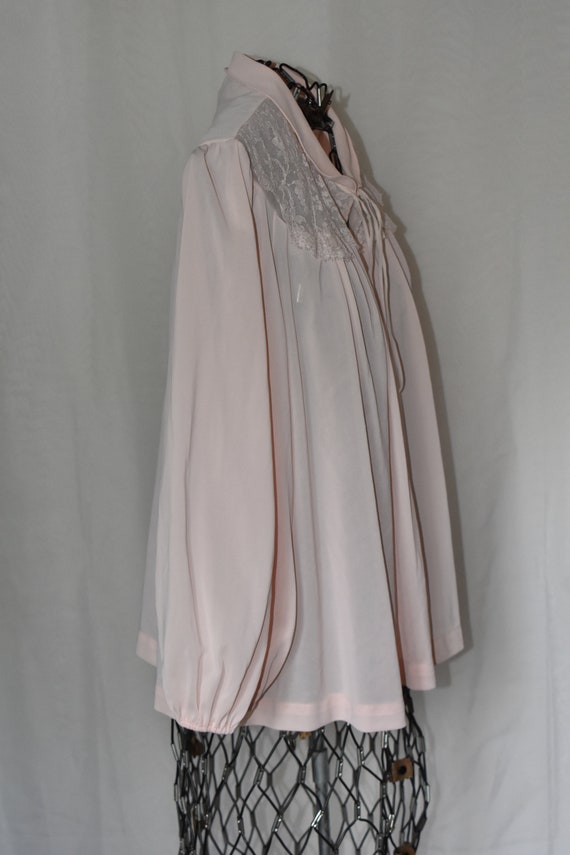 Pale Pink Artemis Bed Jacket // Size Large - image 2