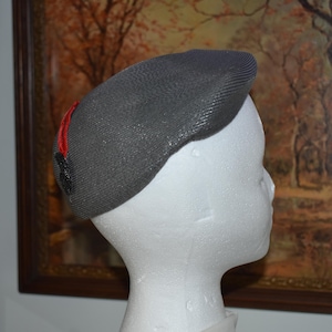 1950&#39;s Silver Beachursts Straw Hat