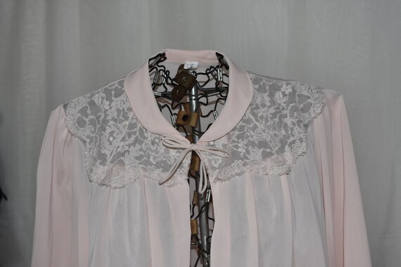 Pale Pink Artemis Bed Jacket // Size Large - image 5