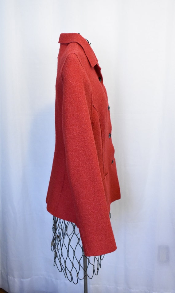 Red Valerie Stevens Petite Wool Blend Jacket // U… - image 3