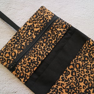 Tobacco bag leopard printed with elastic band no.TB253 image 9