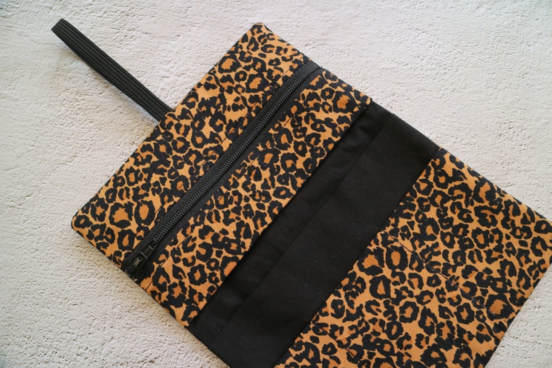 Tobacco bag leopard printed with elastic band no.TB253 image 9