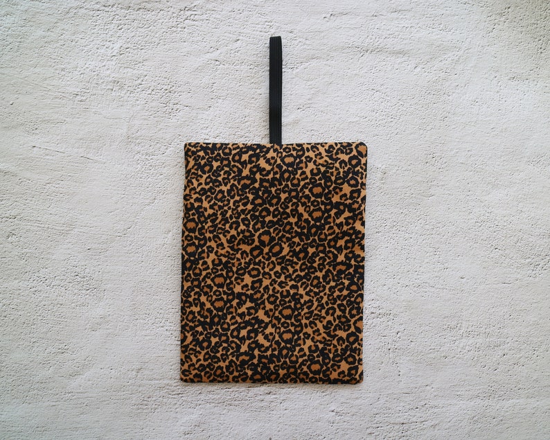 Tobacco bag leopard printed with elastic band no.TB253 image 5