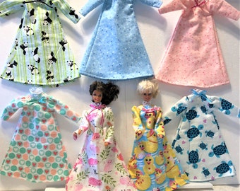 barbie doll pajama sets